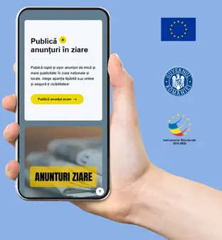 Publicare online de comunicate de presă prin fonduri europene