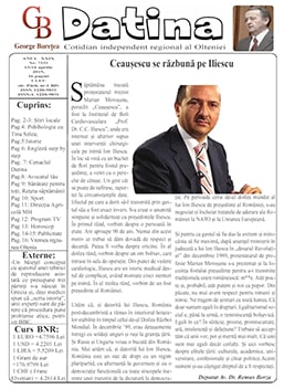 Mare publicitate în Datina Mehedinti