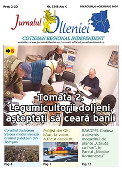 Publică anunțuri de mare publicitate în Jurnalul Olteniei