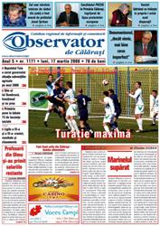 Mare publicitate în Observator de Calarasi Calarasi