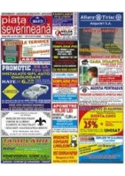 Publică anunț de mică publicitate în ziarul Piata Severineana
